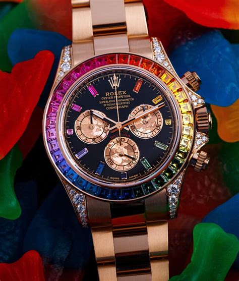 rolex daytona rainbow men& 39|rolex daytona rainbow 2022.